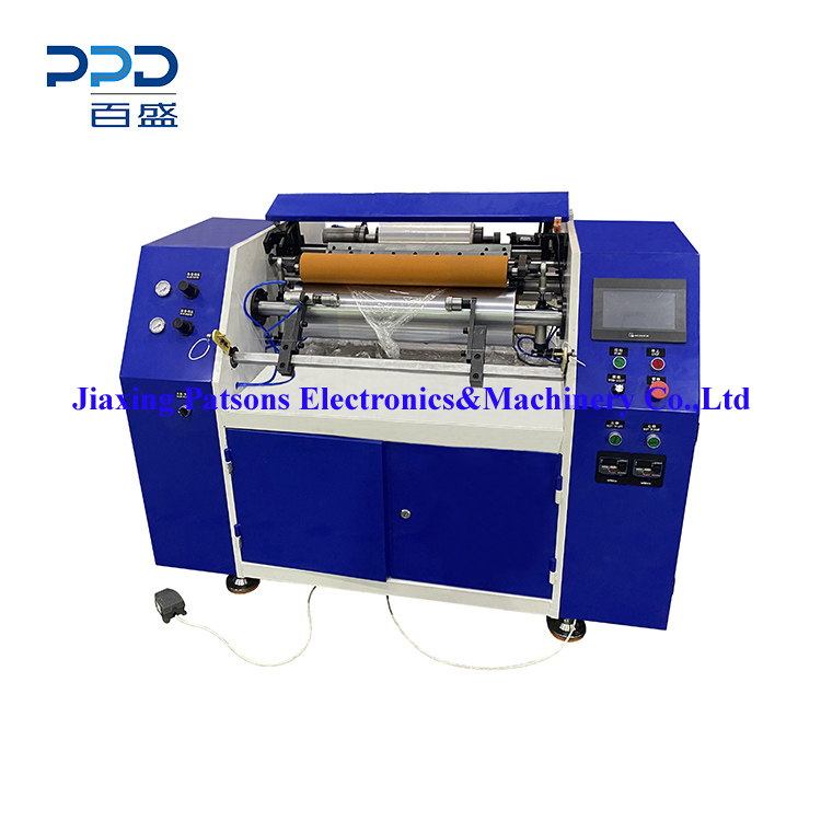 Semi Auto Food Cling Film Stretch Film Perforation Rewinder, PPD-SCFPR450